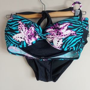 LA VIE EN ROSE AQUA ♡ Ladies Bikini